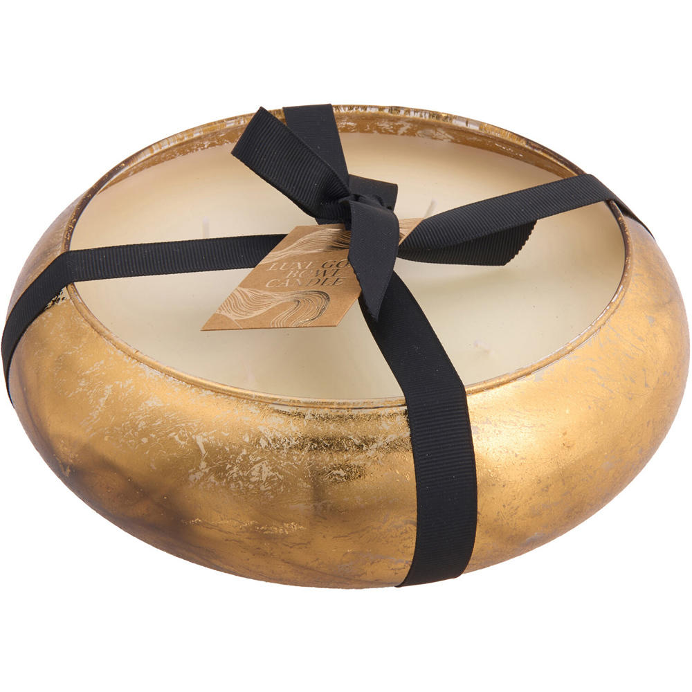 Luxe Bowl Candle Gold Image 2