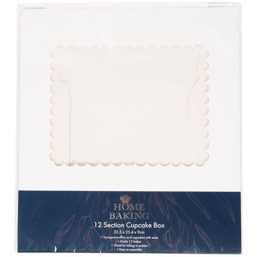 12 Section Cupcake Box White Image 3