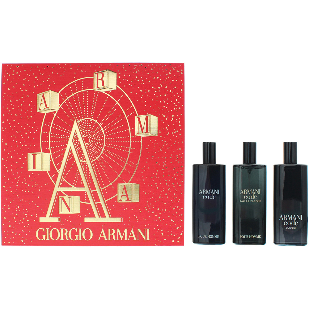 Giorgio Armani Code Pour Homme Eau De Toilette 15ml Gift Set Image 1