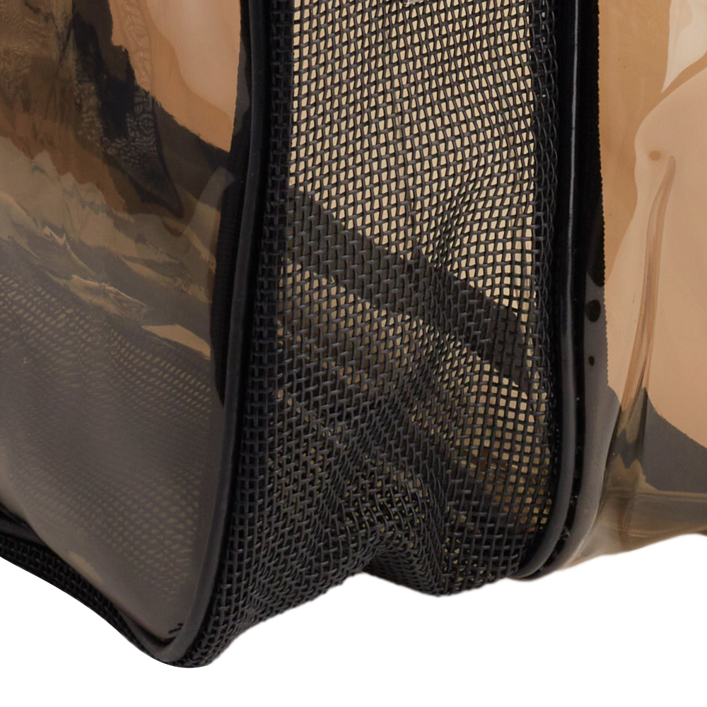 Living and Home Transparent Travel Makeup Bag with Dry and Wet Separation Image 5