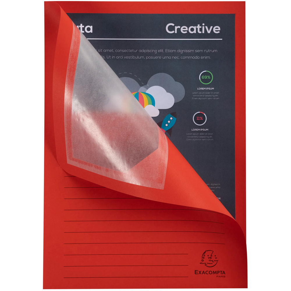 Exacompta Super Assorted Colours Window Folders 10 Pack Image 7