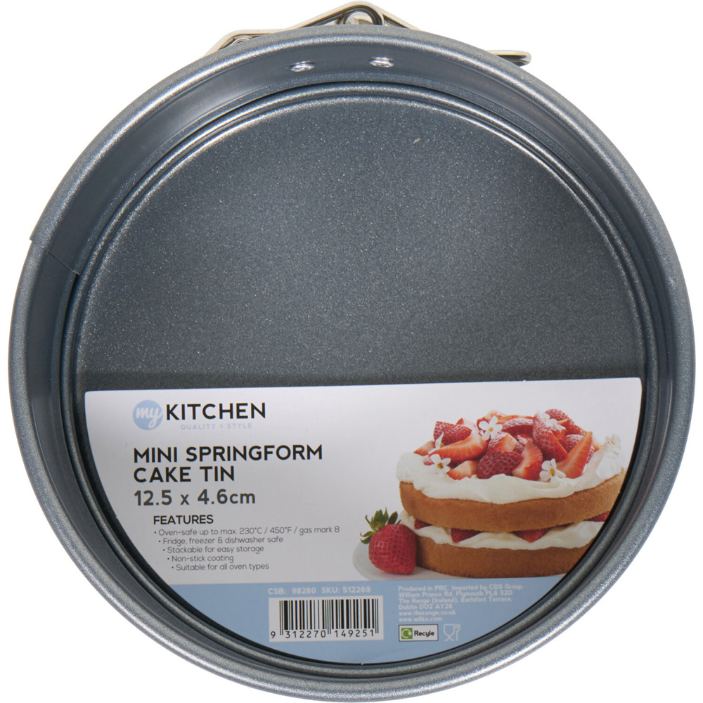 My Kitchen Mini Springform Cake Tin Dark Grey Image 2