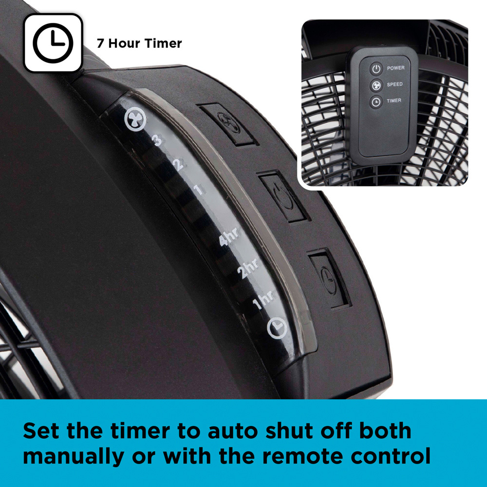 Black+Decker Black High Velocity Air Circulator 20 inch Image 8