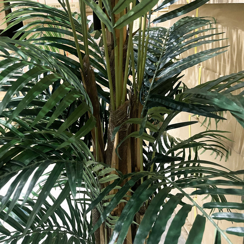 Leaf Areca Palm Fire Retardant Artificial Tree 6.88ft Image 6