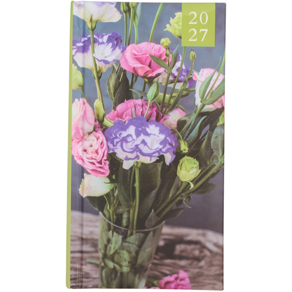 2027 Floral Slimline Pocket Diary Image 9