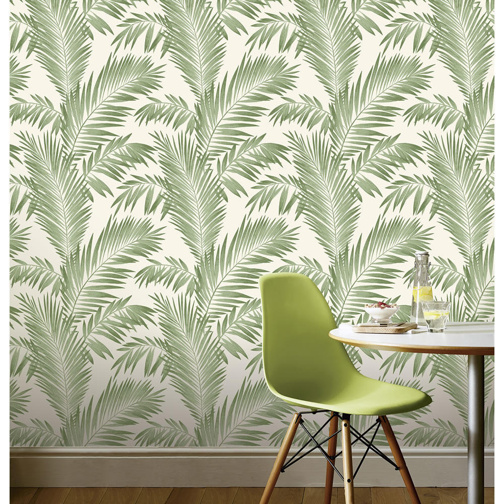 Arthouse Tropical Palm Wallpaper Image 2