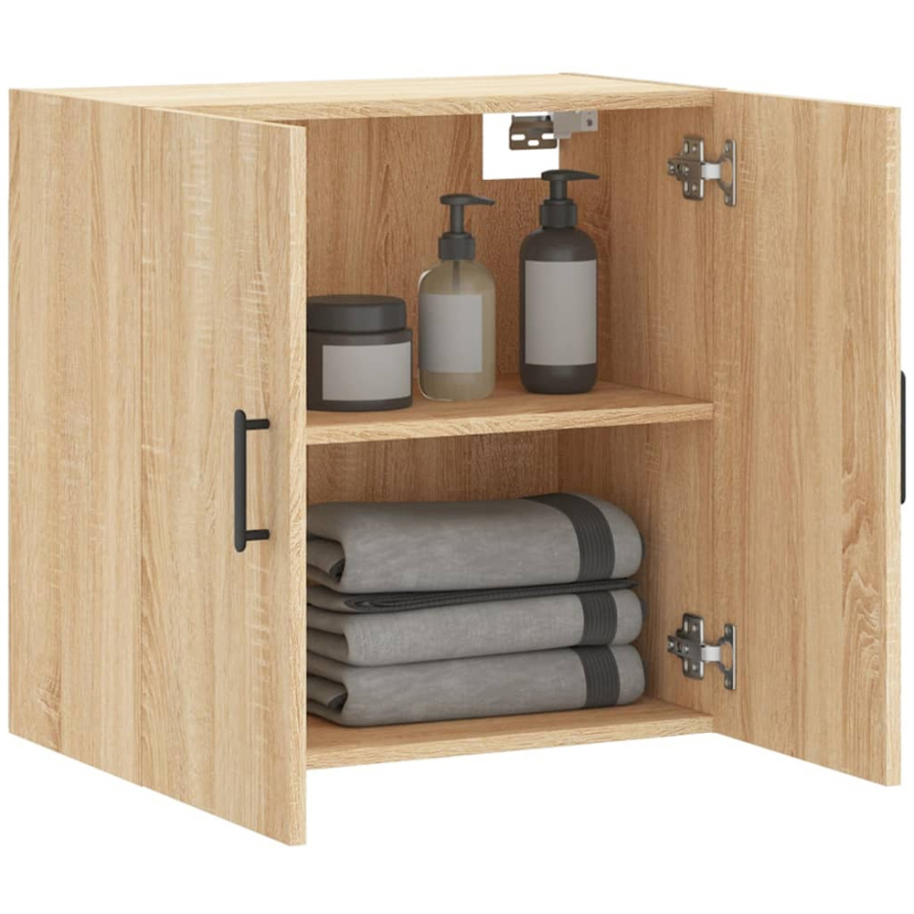 vidaXL 2 Door Sonoma Oak Wall Cabinet Image 4