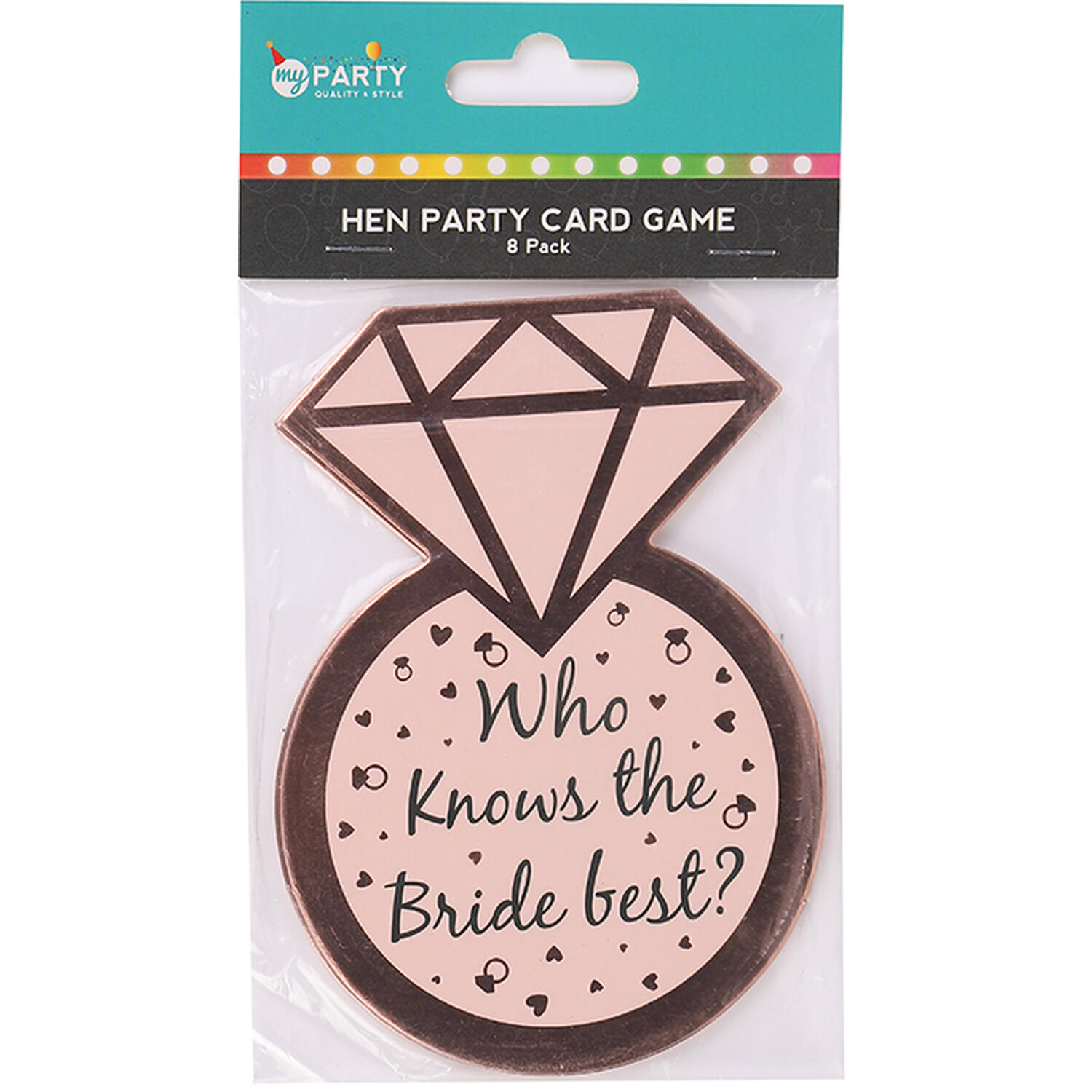 Pack of 8 Hen Party Card Game Image 3