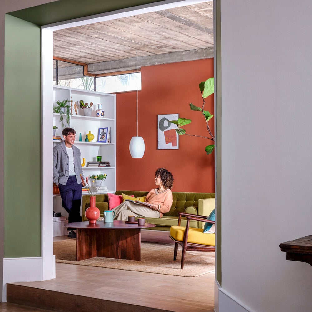 Crown Walls and Ceilings Crimson Fox Matt Emulsion Paint 2.5L Image 4