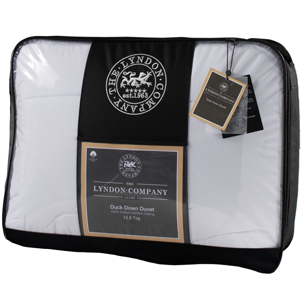 The Lyndon Company Single Natural Duck Down Duvet 13.5 Tog Image 1