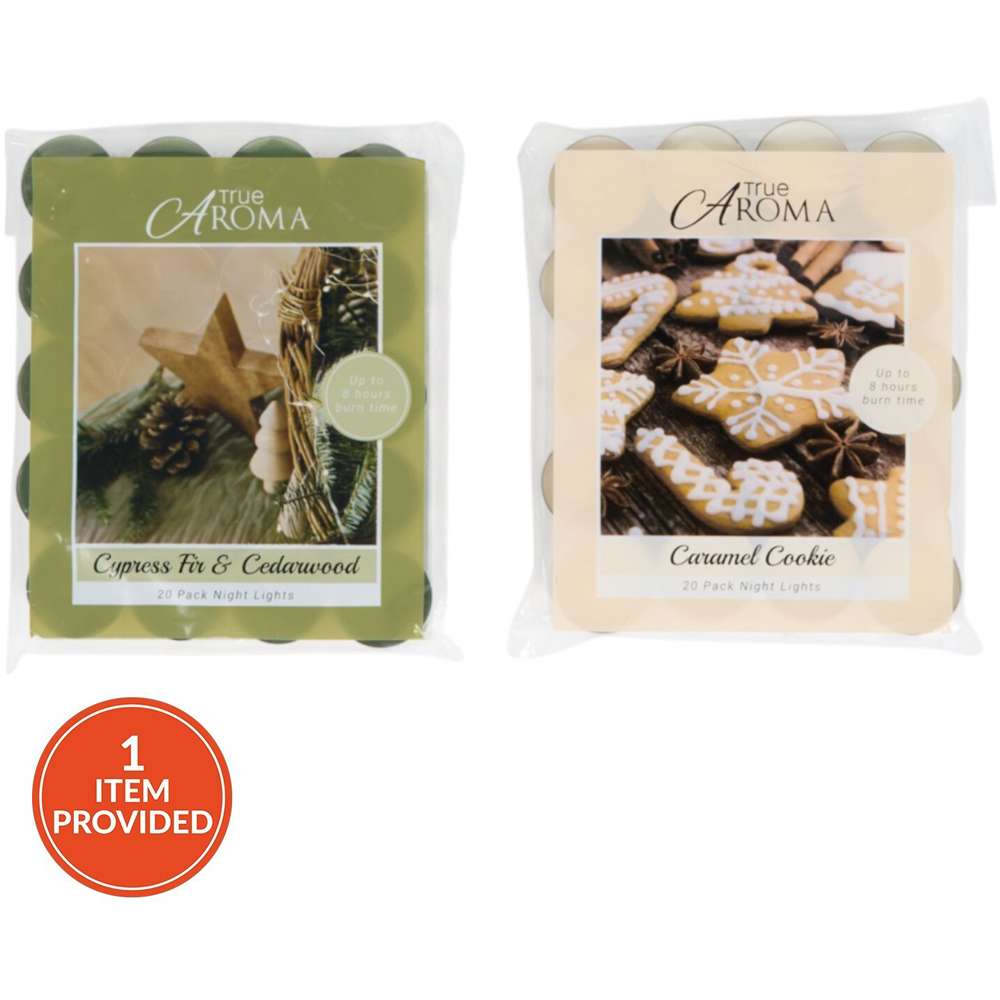 Pack of 20 Fir or Cookie Tealights Image 1
