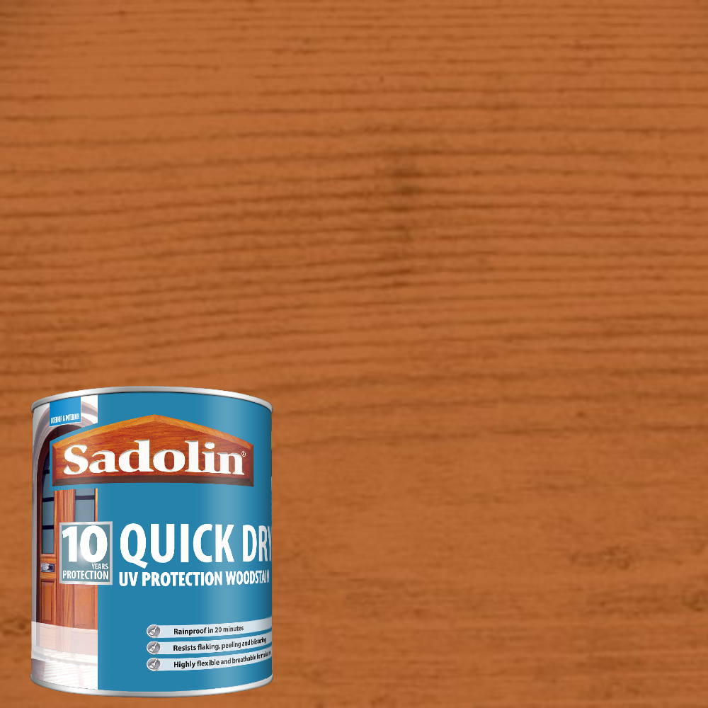 Sadolin Quick Dry 10 Year Antique Pine Woodstain 1L Image 4