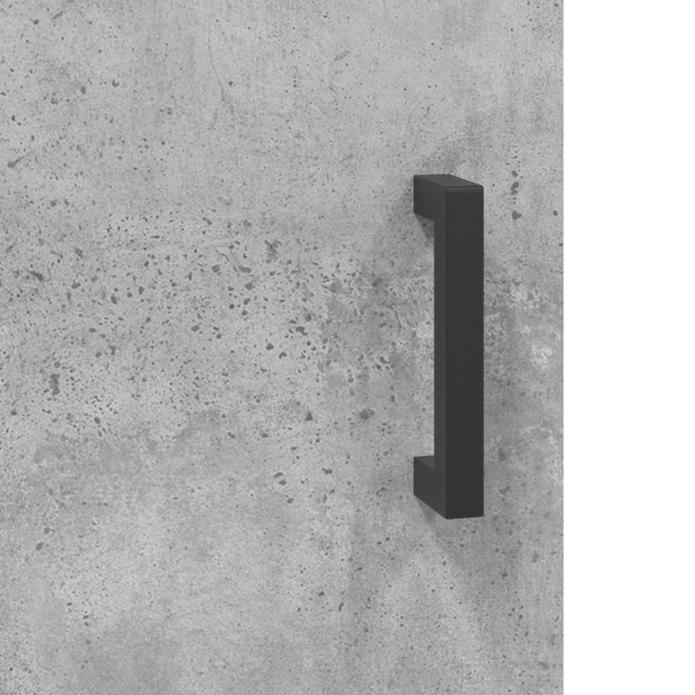 vidaXL 2 Door Concrete Grey Wall Cabinet Image 9