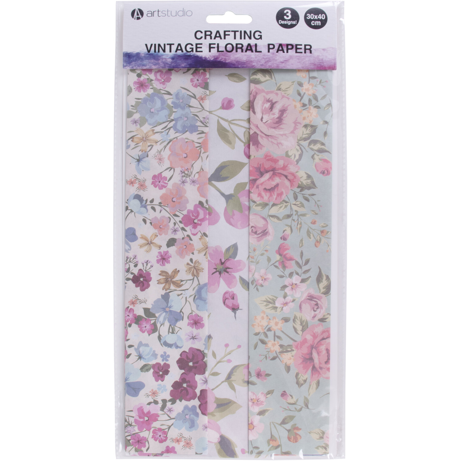 Crafting Vintage Floral Paper Wilko
