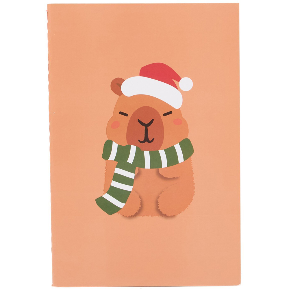 Pack of 3 Xmas Capybara Notebooks Image 4