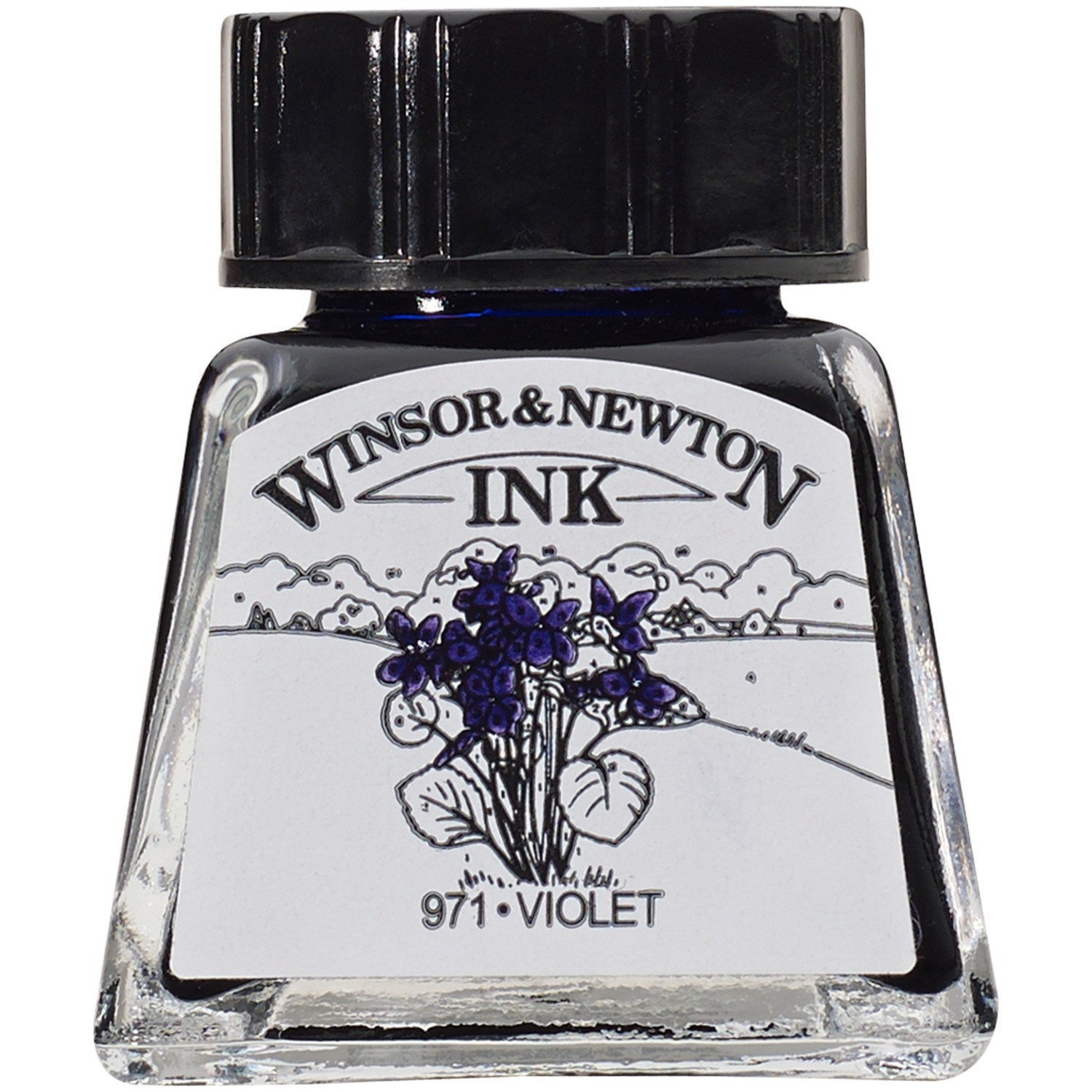 Winsor and Newton 14ml Drawing Ink - Violet Image 1