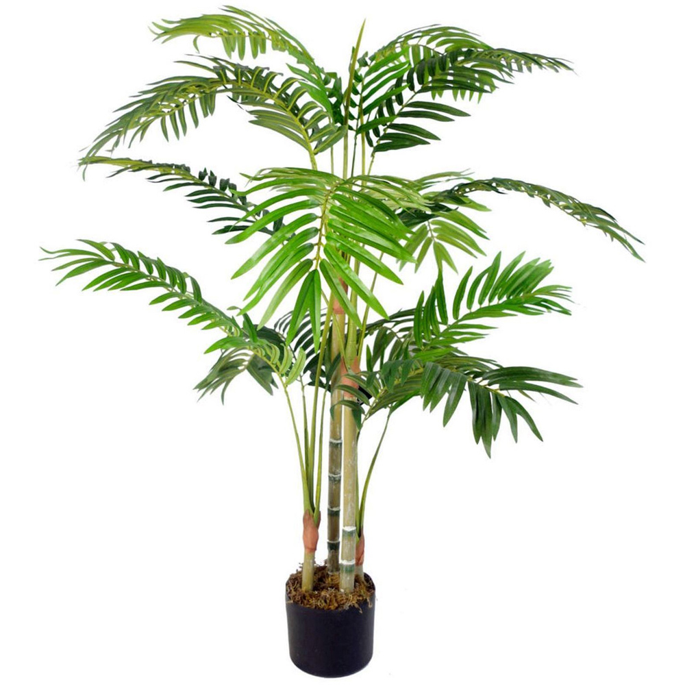 Leaf Areca Palm Artificial Tree Pot 4ft Image