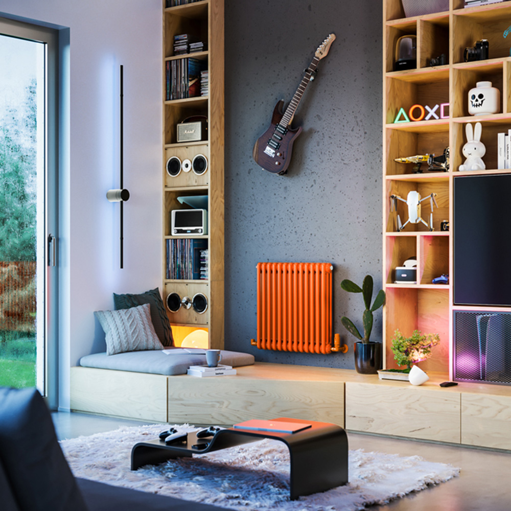 Terma Colorado 2660 BTU Orange Radiator 600 x 609mm Image 7