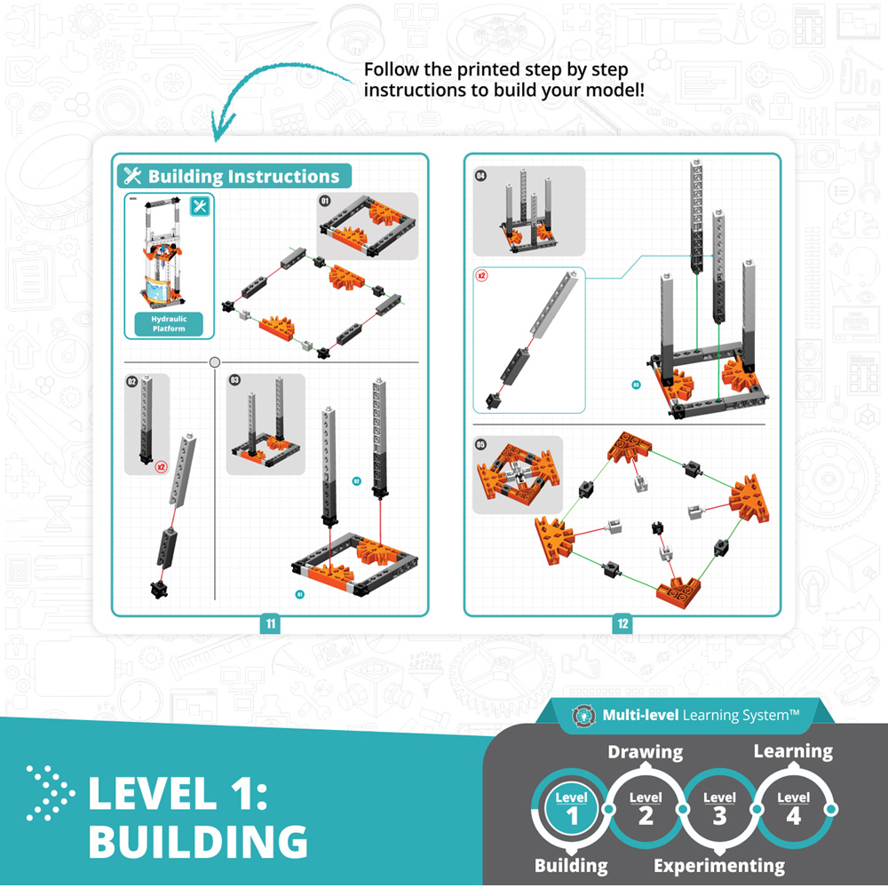 Engino How Hydraulics Work Building Set Image 8