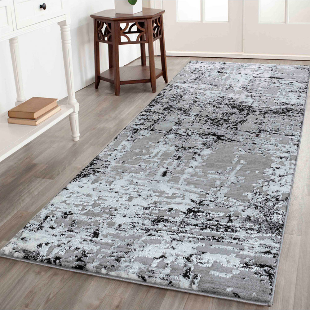 Desire Rugs Serenity Black Abstract Lines Rug 120 x 170cm Image 5