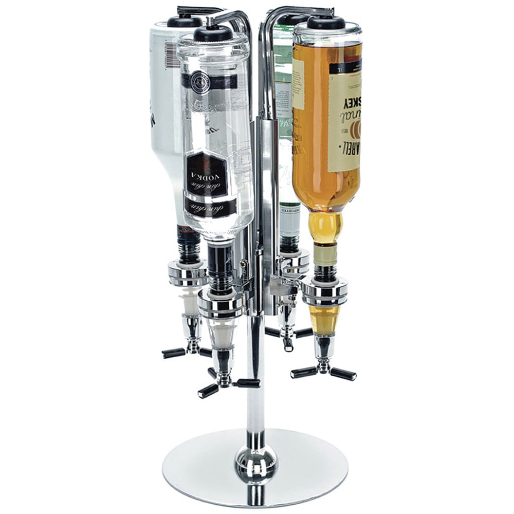 #winning 4 Bottle Bar Optic Drinks Dispenser Image 1