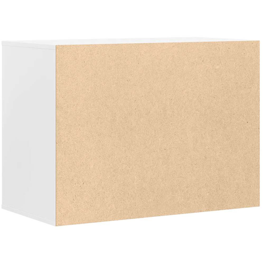 vidaXL 3 Drawer White Wooden Chest of Drawers Image 6