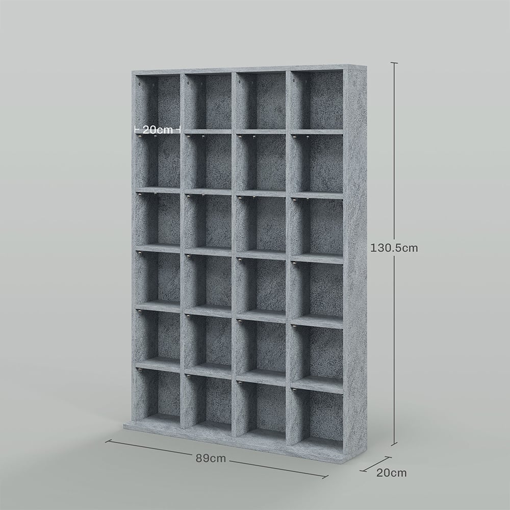 Portland Grey CD and DVD Storage Unit Image 8