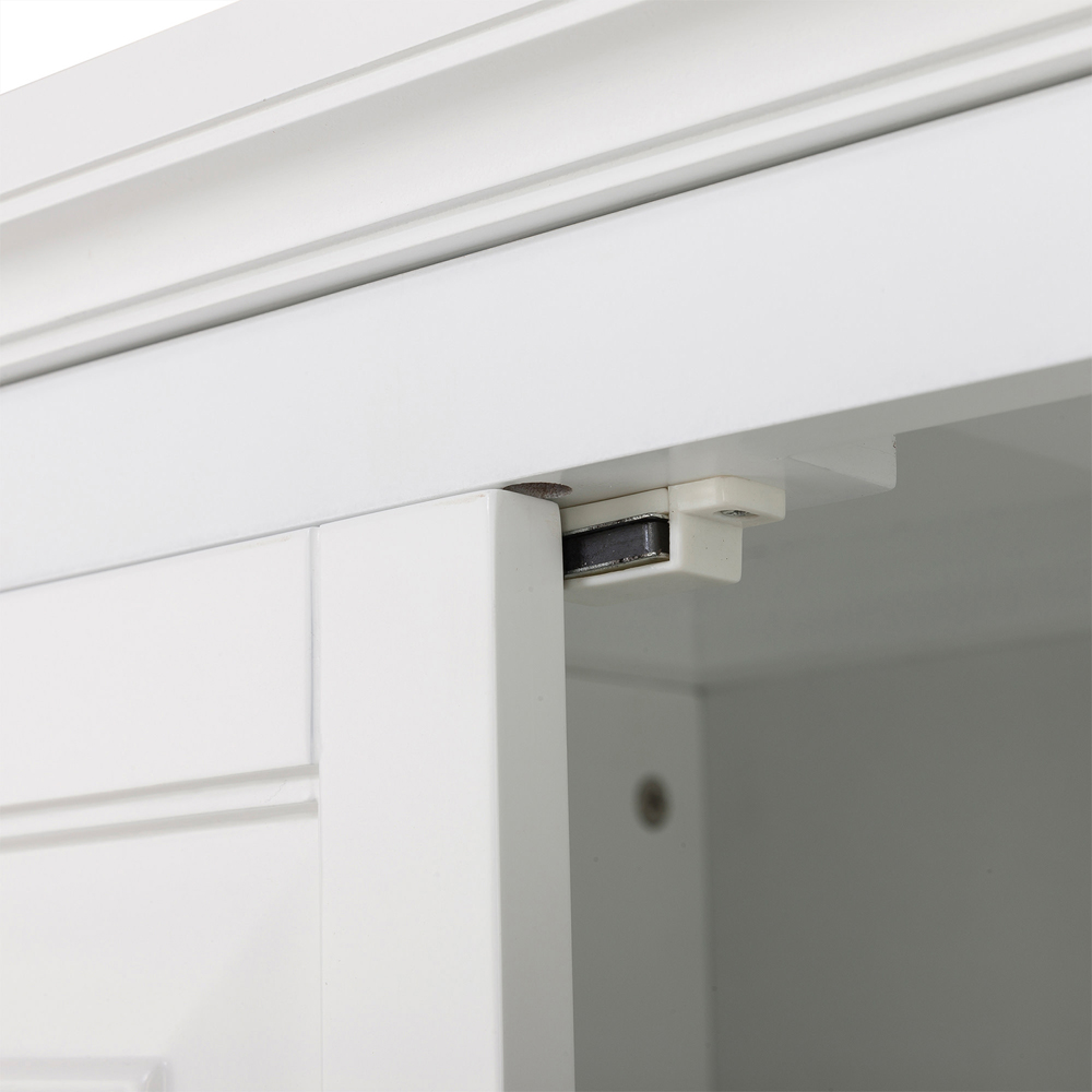 Teamson Home St James 2 Door 2 Drawer White Tower Cabinet Image 5