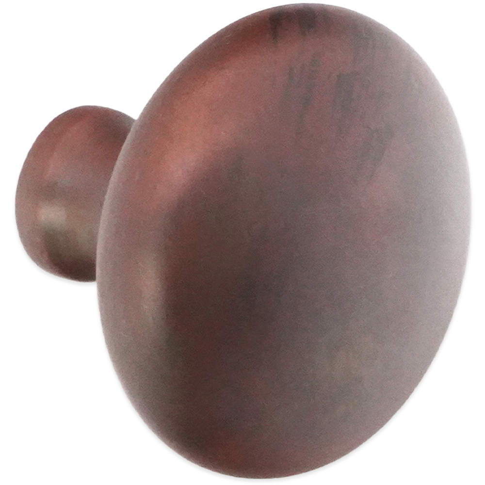 Spira Brass Mushroom Aged Bronze Large 38mm Cupboard Knob Image 1