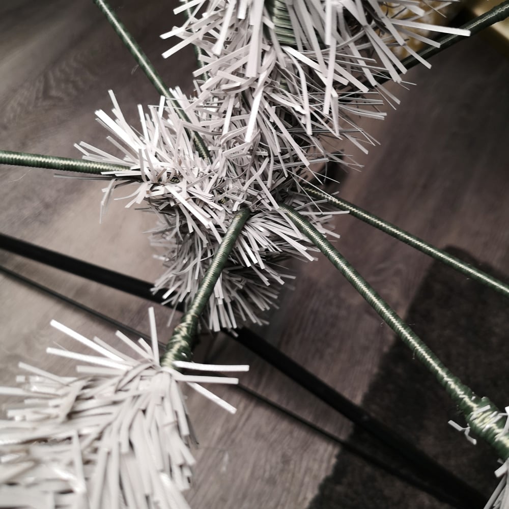 Samuel Alexander Plain Grey Colorado Spruce Wrapped Artificial Christmas Tree 8ft Image 5