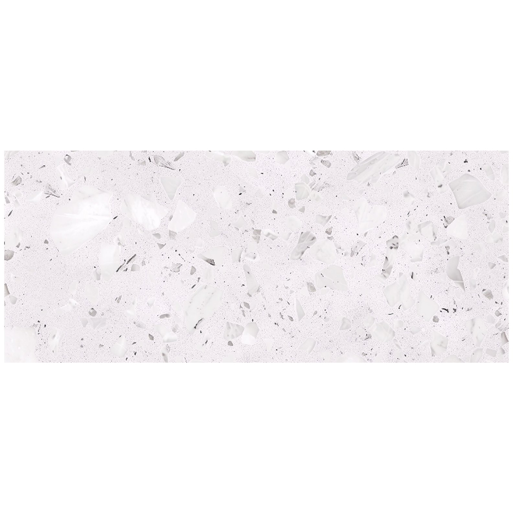 Warren Reed Designer Icy White Quartz Effect Bathroom Splashback 25 x 60cm Image 2