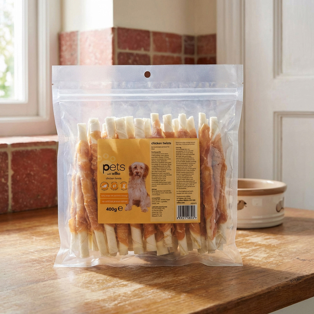 Wilko Chicken Twists Dog Treats 400g Image 2