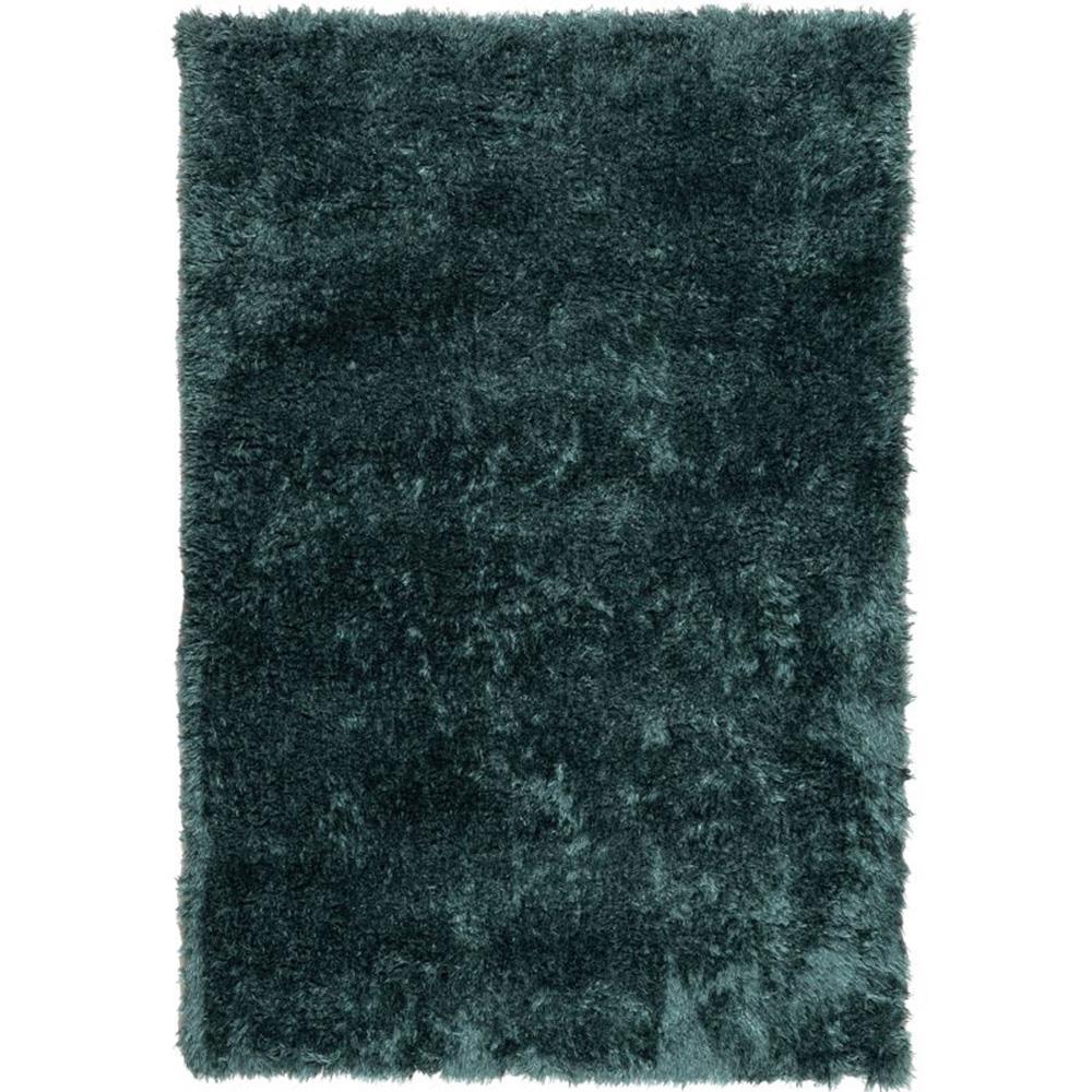 Homemaker Opulence Teal Shaggy Rug 115 x 160cm Image 2