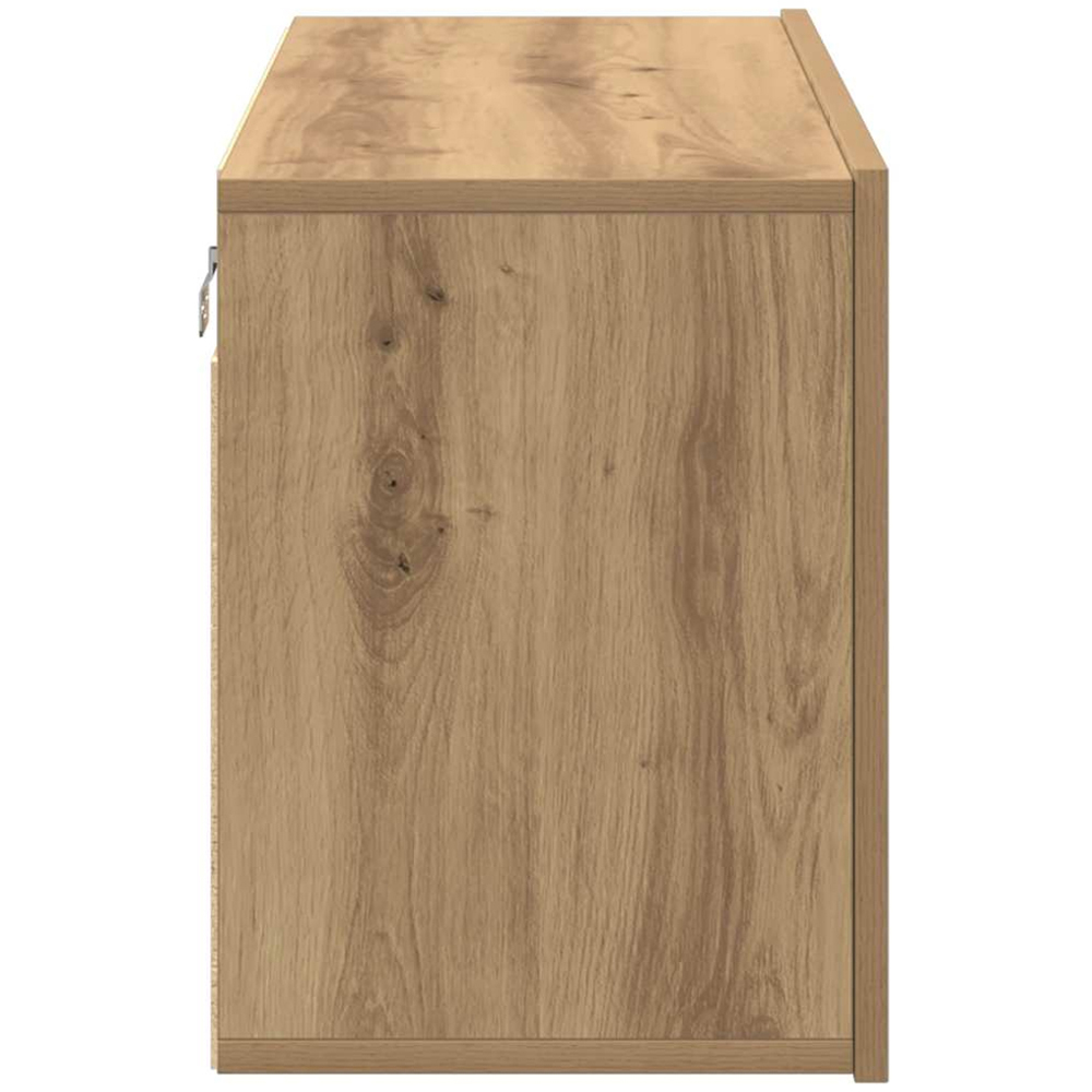 vidaXL 2 Door Artisan Oak Wall Mounted TV Cabinet Image 7