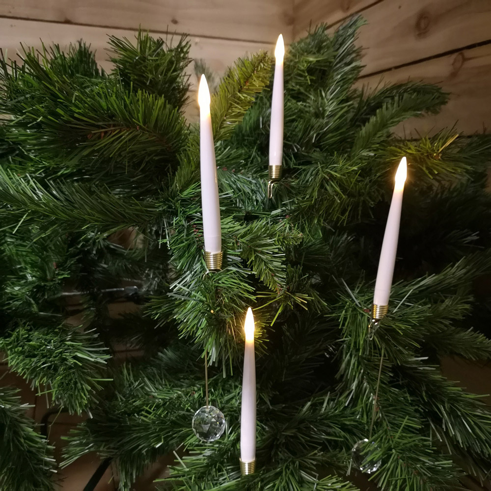 Premier Accents Warm White LED Christmas Candle Light 31cm 10 Pack Image 4