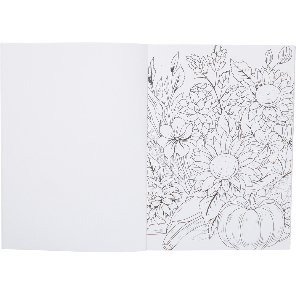Autumn Mandala Colouring Book Image 3