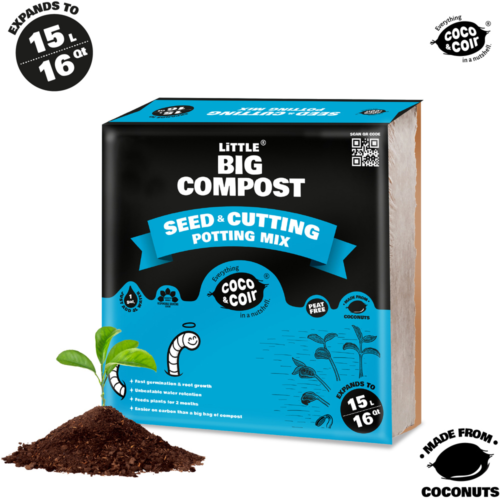 Coco & Coir Little Big Compost Seed and Cutting Compost 15L Image 2