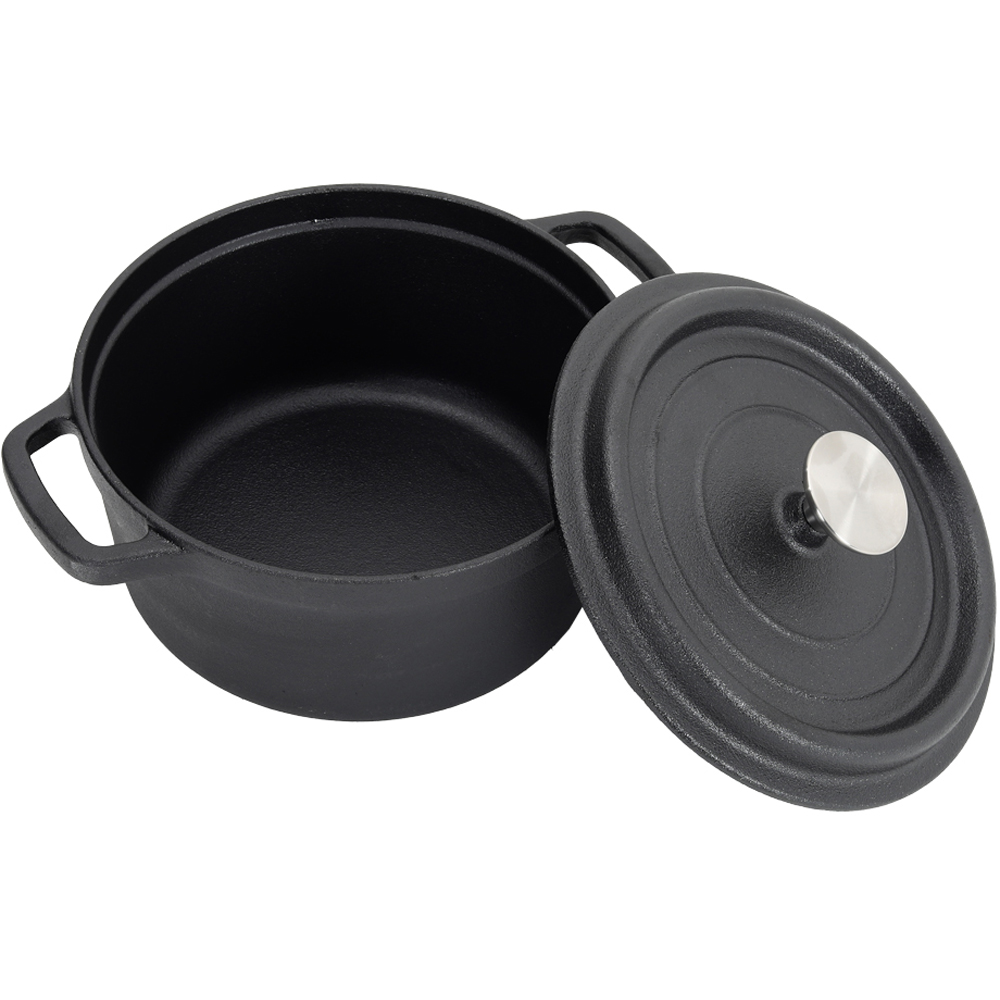 Living and Home Dia Mini Cast Iron Dutch Oven 20cm Image 3