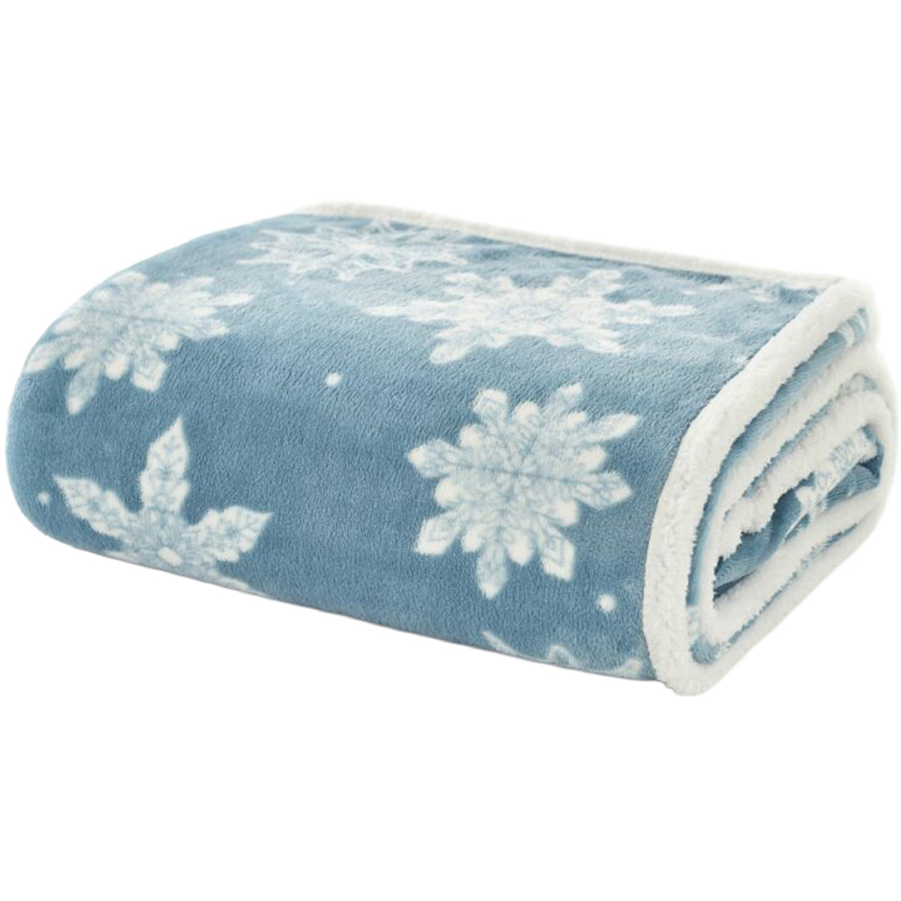 Deyongs Blue Flurry Throw 130 x 170cm Image 1