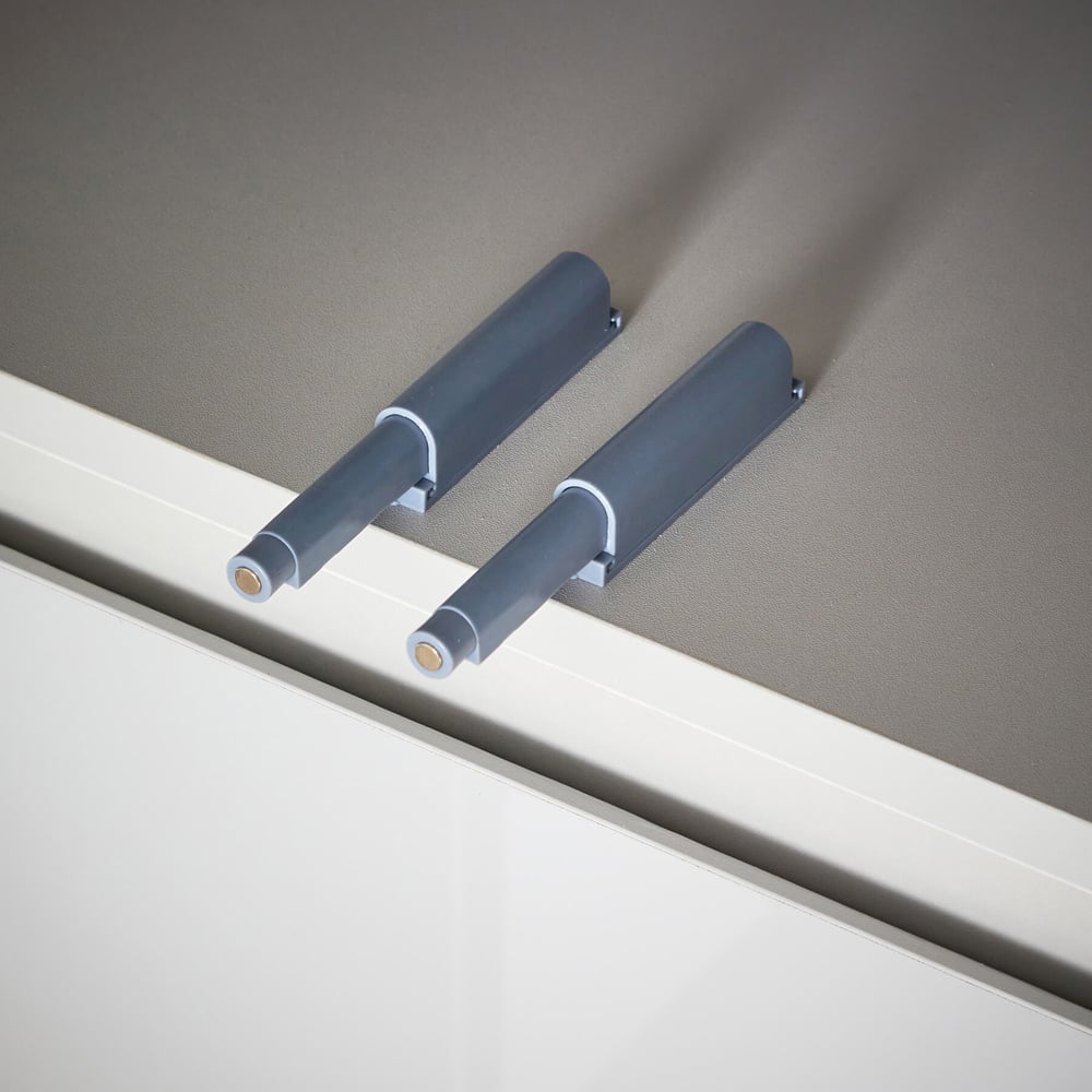 Home Source 2 Door 2 Drawer Grey Modern Wardrobe Image 3