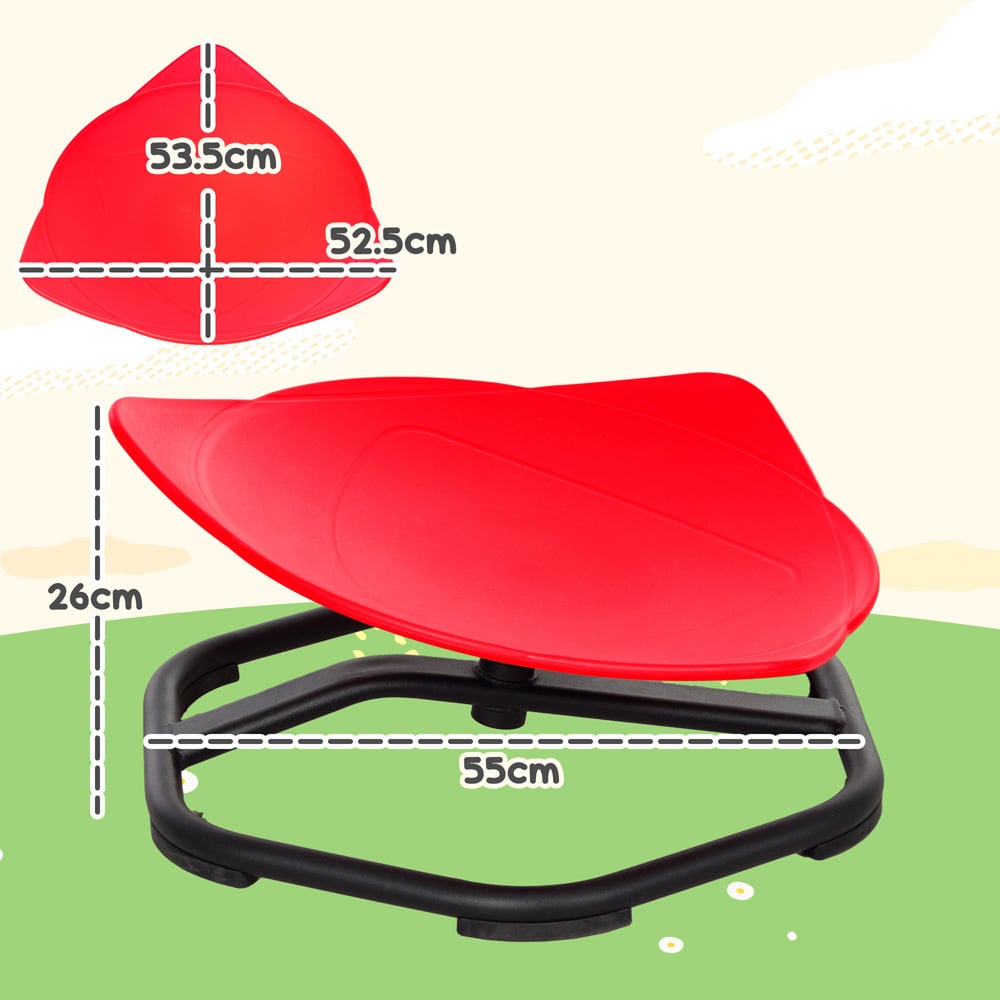 Tommy Toys Red Sensory Kids Spinning Chair Image 9
