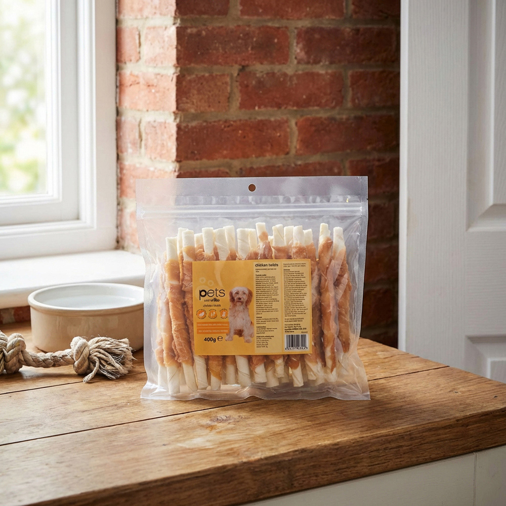 Wilko Chicken Twists Dog Treats 400g Image 6