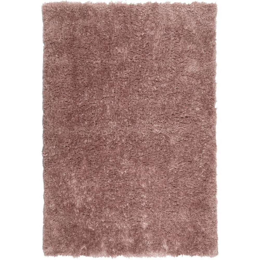 Homemaker Opulence Pink Shaggy Rug 77 x 140cm Image 2