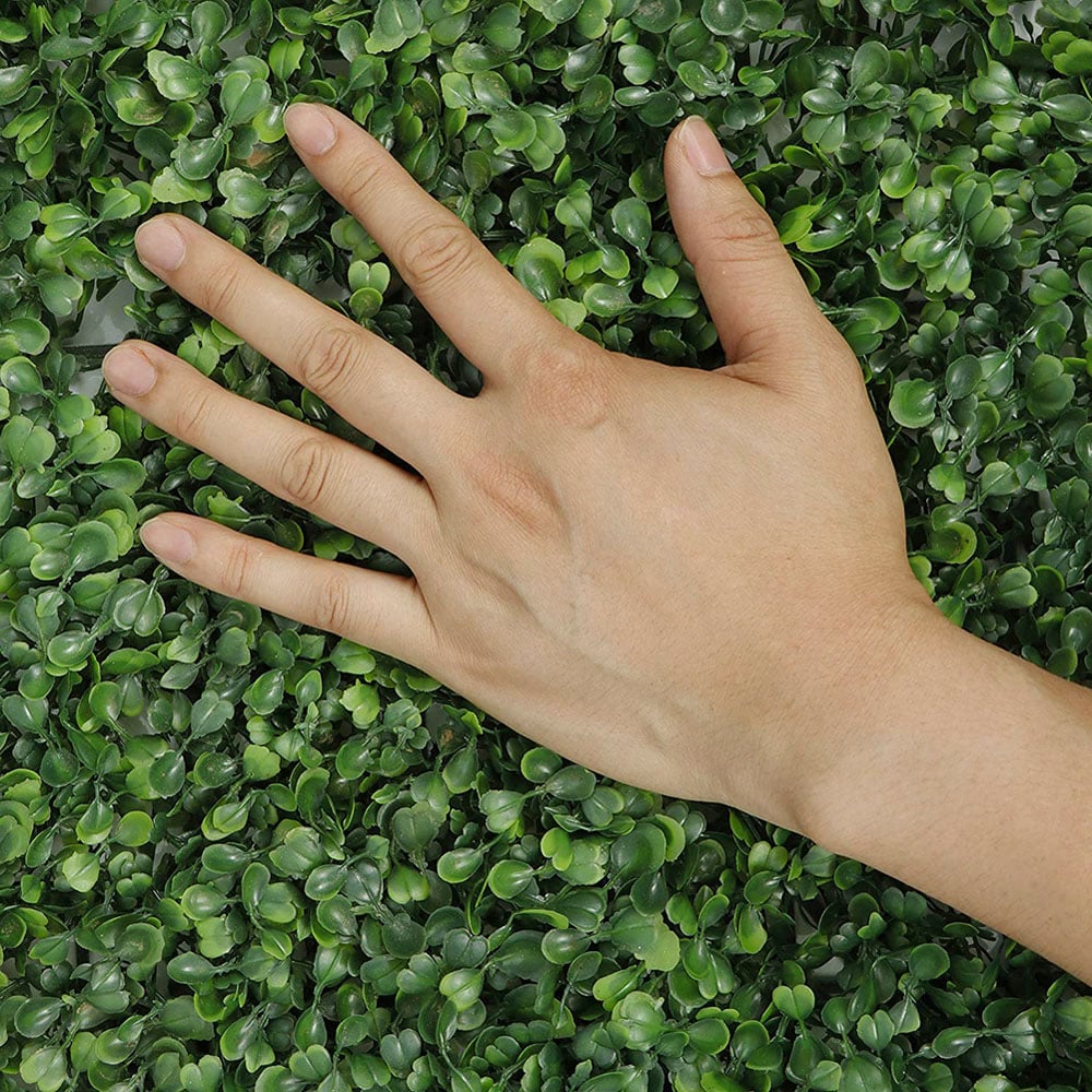 Living and Home Green Artificial Boxwood Wall Panel 60 x 40cm 6 Pack Image 6
