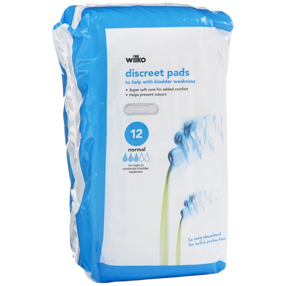 wilko Normal Discreet Pads 12 Pack Image