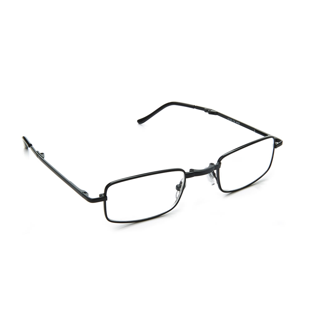 Wilko Metal Folding Reading Glasses with Case 2.0 Image 1