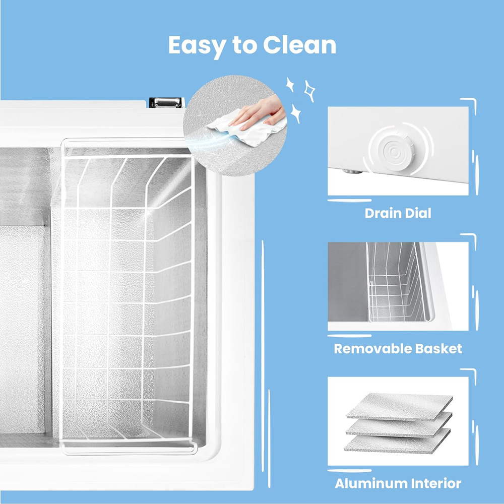 Comfee White Refrigerator Fridge 99L Image 5