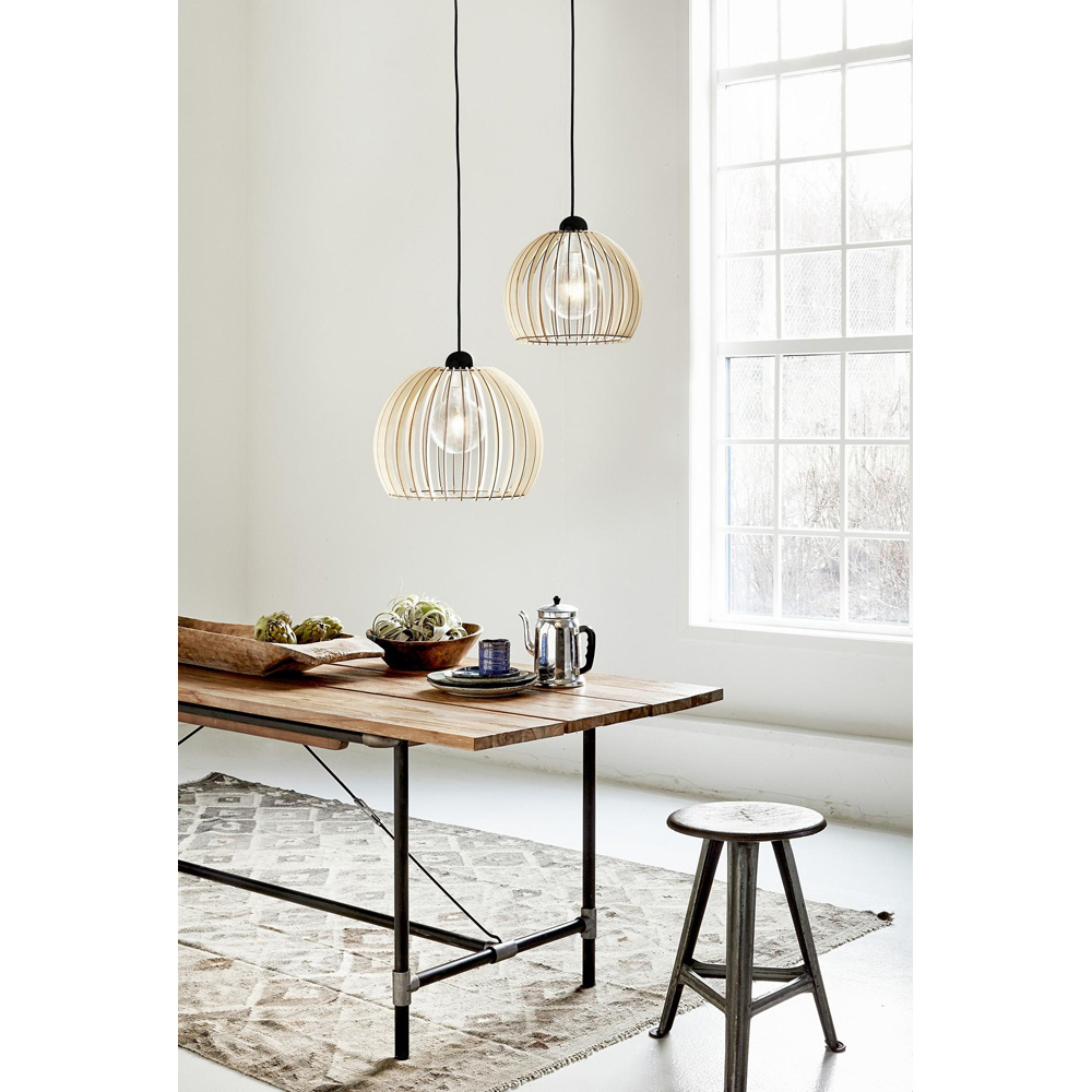 Nordlux Chino Wooden Shade Pendant Light Image 2