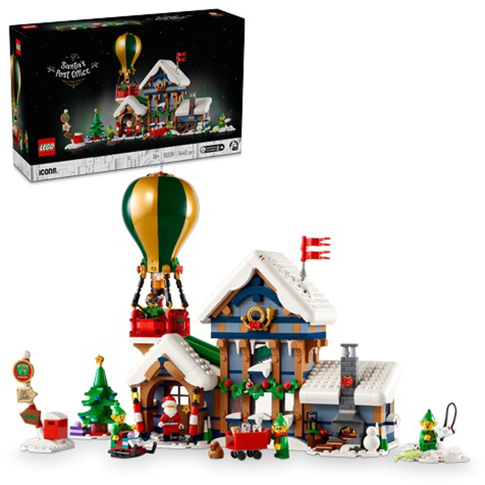 LEGO Icons 10339 Santa's Post Office Set Image 3