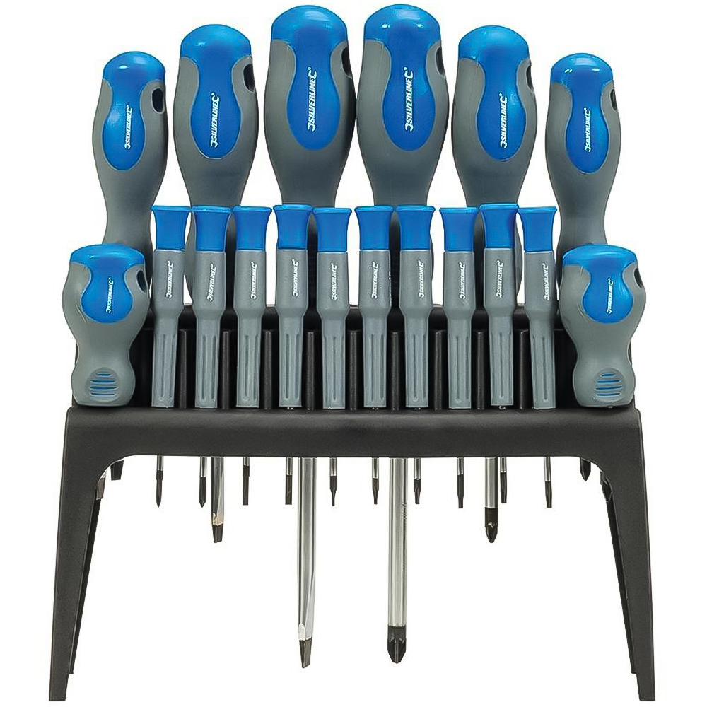 Silverline Soft Grip Screwdriver 18 Piece Set Image 2